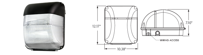 LED Wall Pack Light Fixtures - 43xxx Series